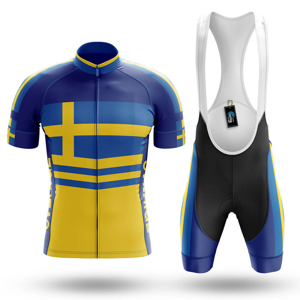 Sweden Sverige Flag - Men's Cycling Kit