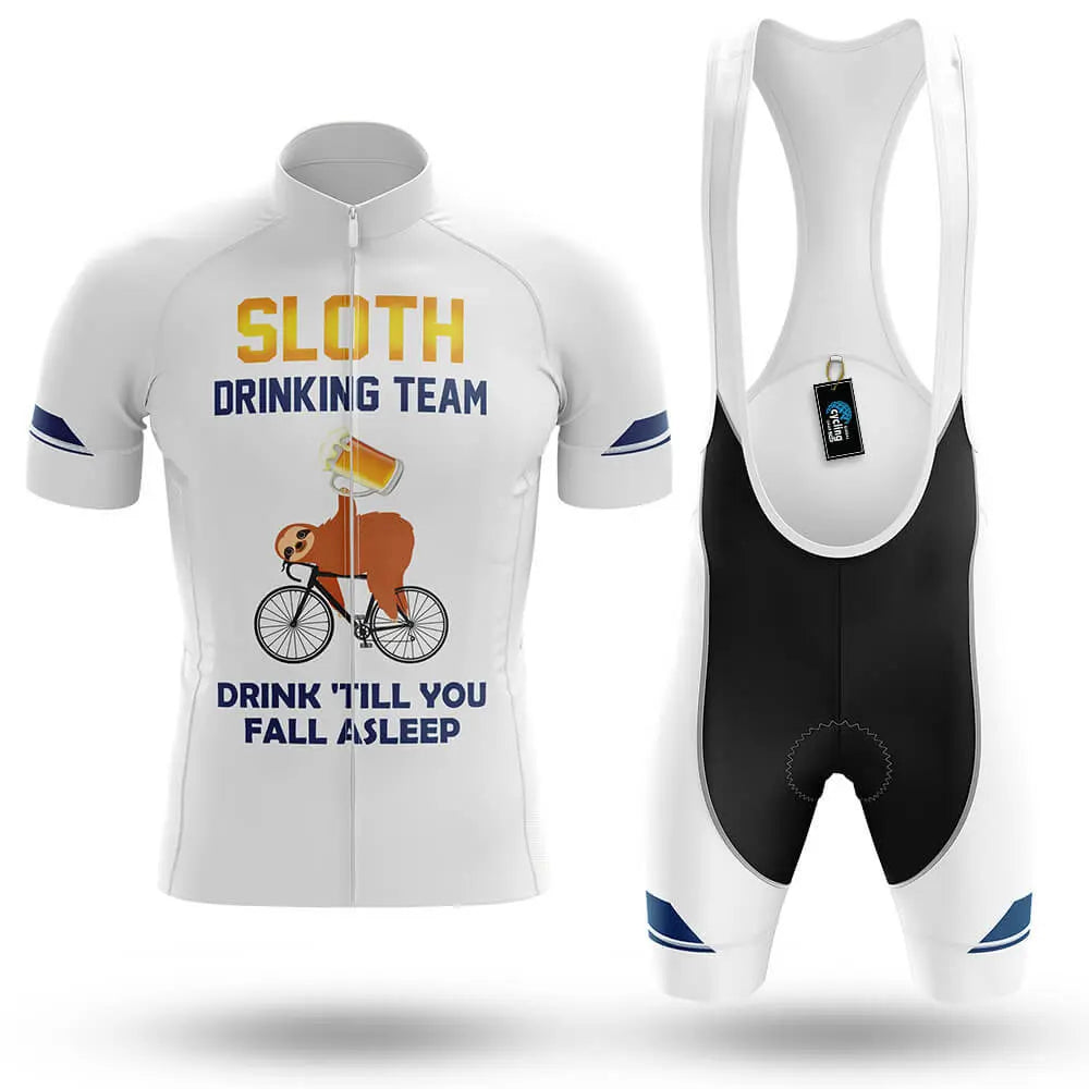 Sloth Drinking Team - White - Men's Cycling Kit