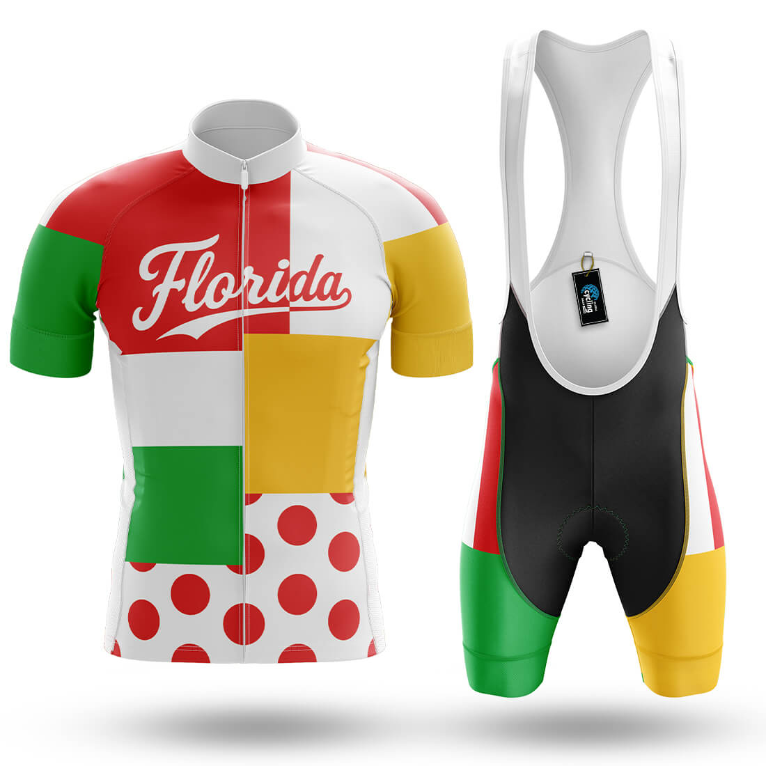 Florida 1985 Grand Tour Inspired Men's Cycling Jersey - Men's Cycling Kit
