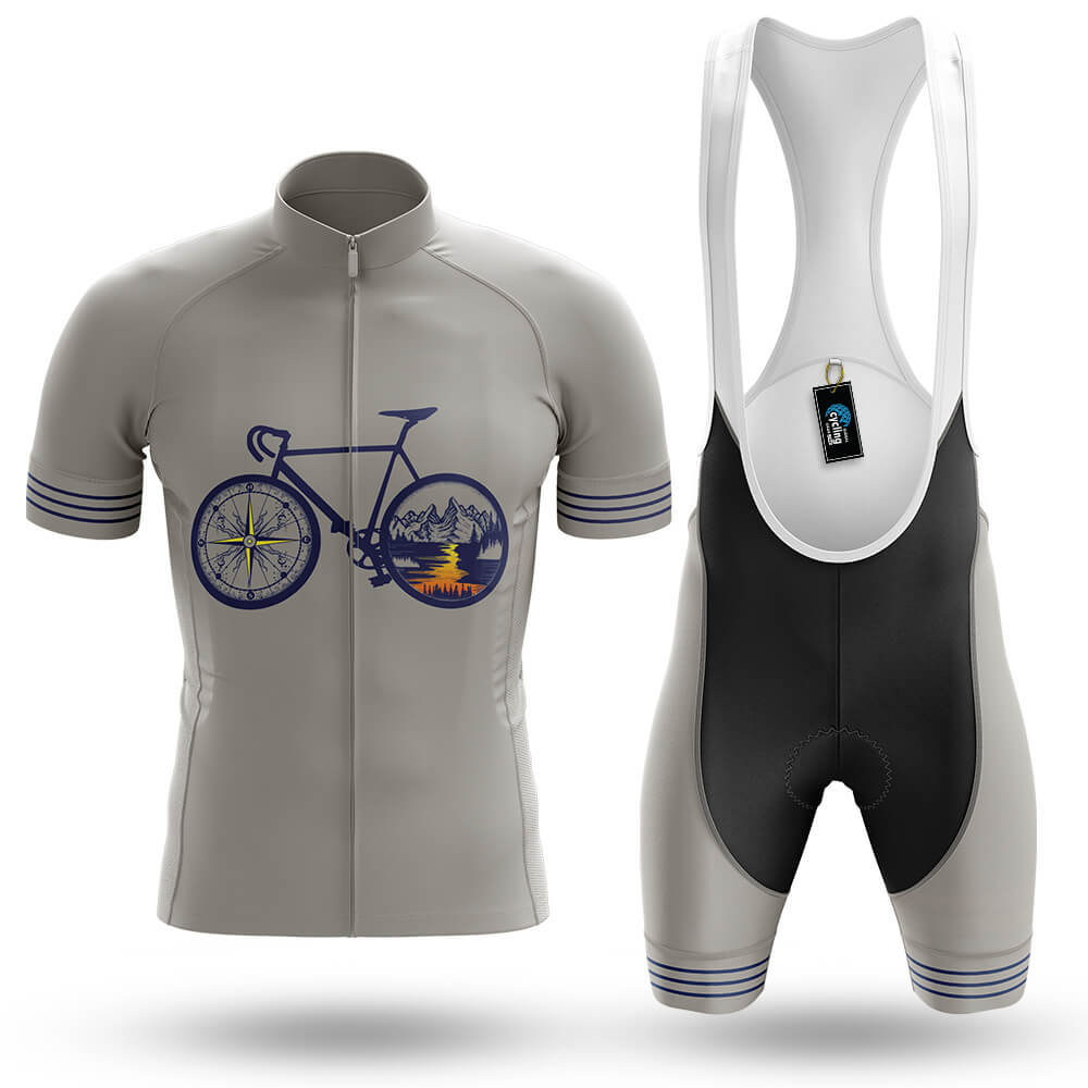 Retro Bike Mountains - Men's Cycling Kit