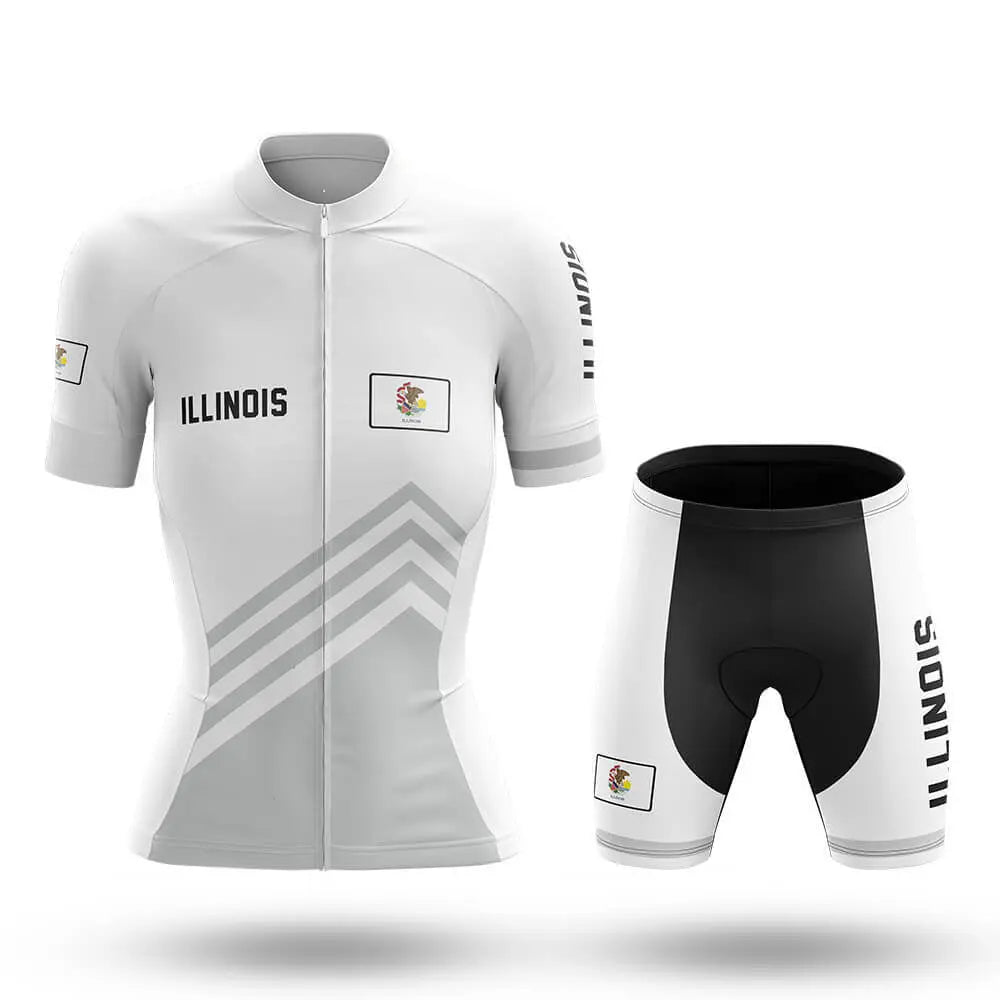Illinois S4 White - Women - Cycling Kit