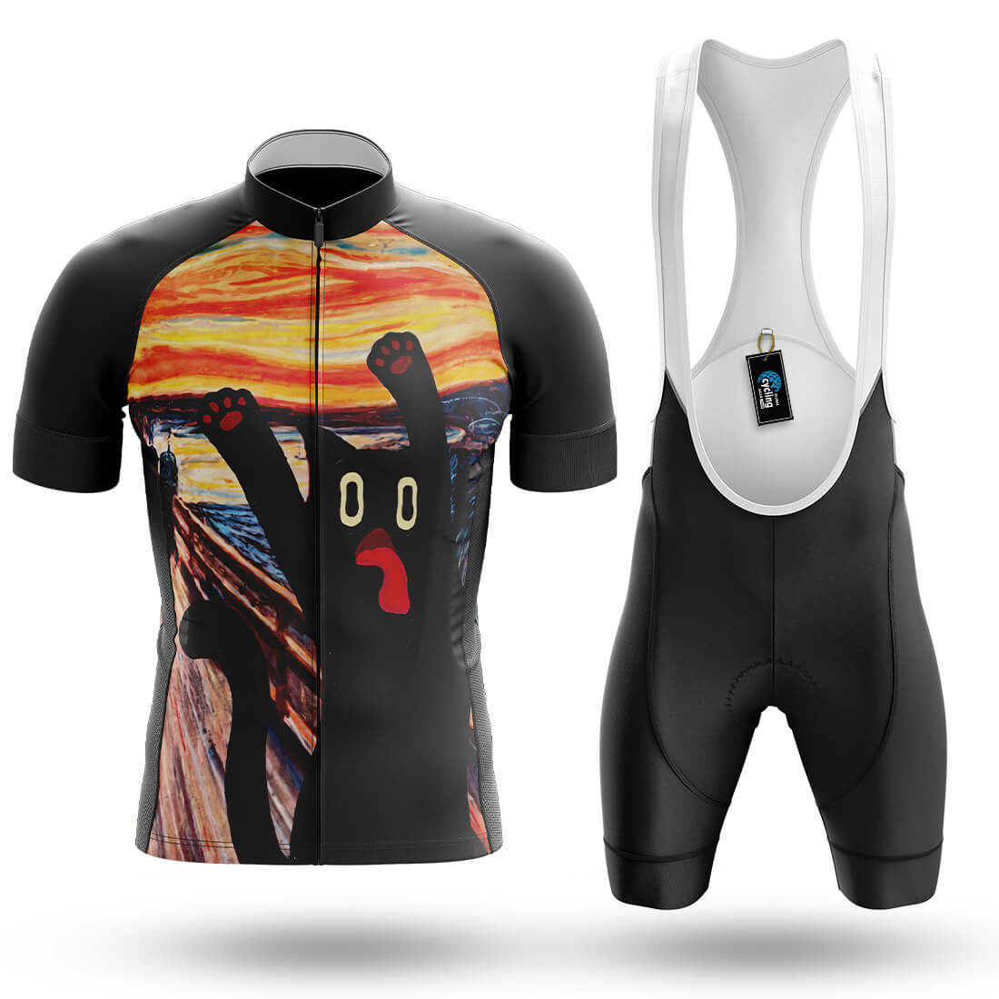 The Scream of Black Cat - Men's Cycling Kit