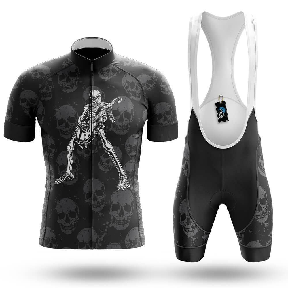Skeleton Playing Guitar - Men's Cycling Kit