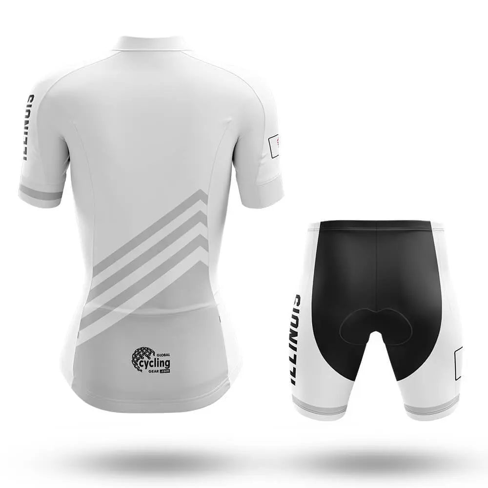 Illinois S4 White - Women - Cycling Kit
