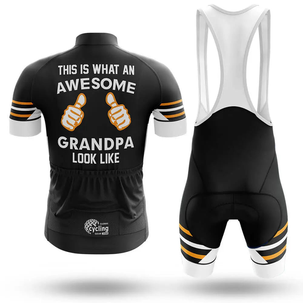 Awesome Grandpa V3 - Black - Men's Cycling Kit