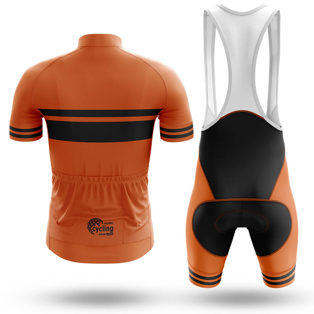 Classic Stripe - Orange - Men's Cycling Kit