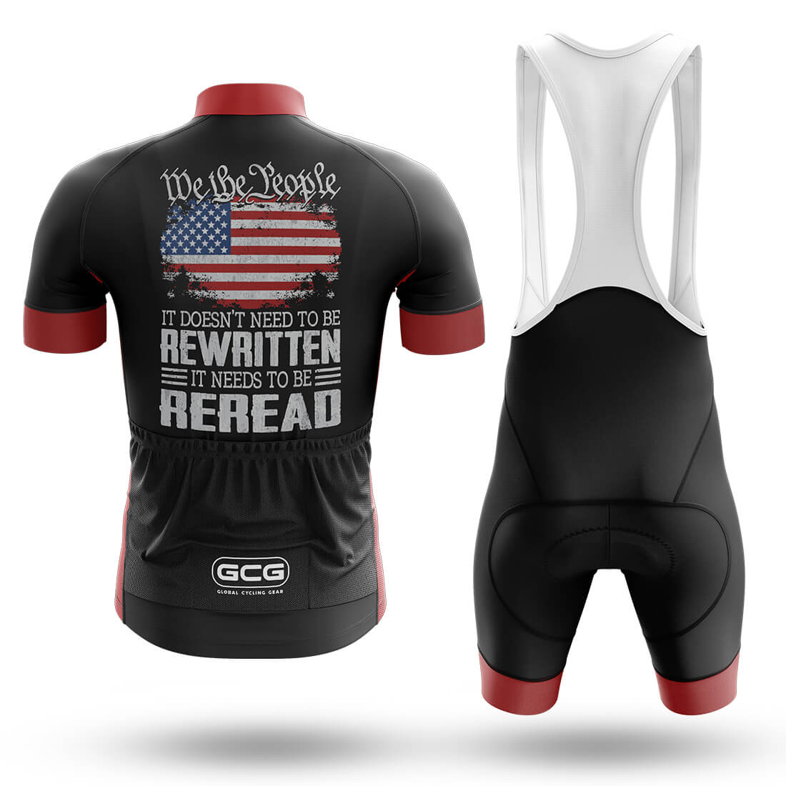 USA Needs to Be Reread - Men's Cycling Kit