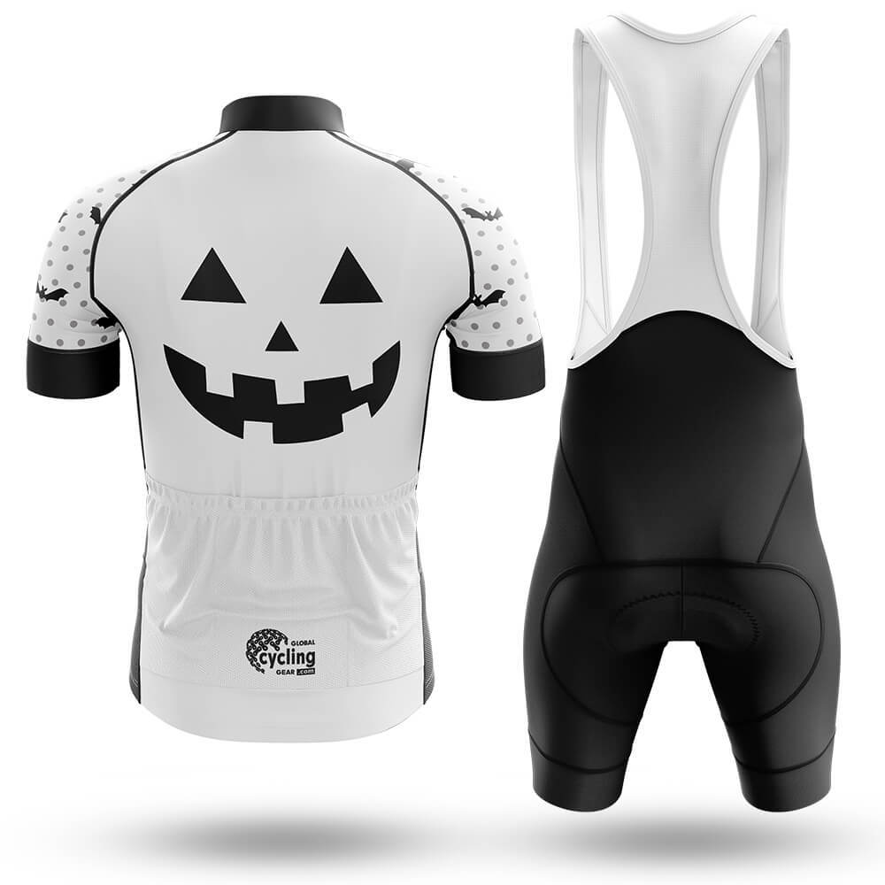 Pumpkin Face - White - Men's Cycling Kit