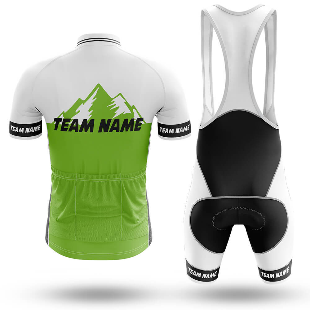 Custom Team Name V3 Green - Men's Cycling Kit
