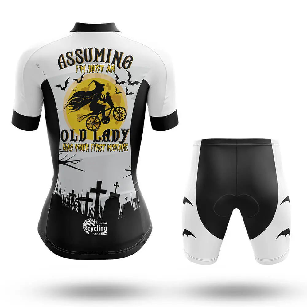 Halloween Lady V4 - White - Women - Cycling Kit