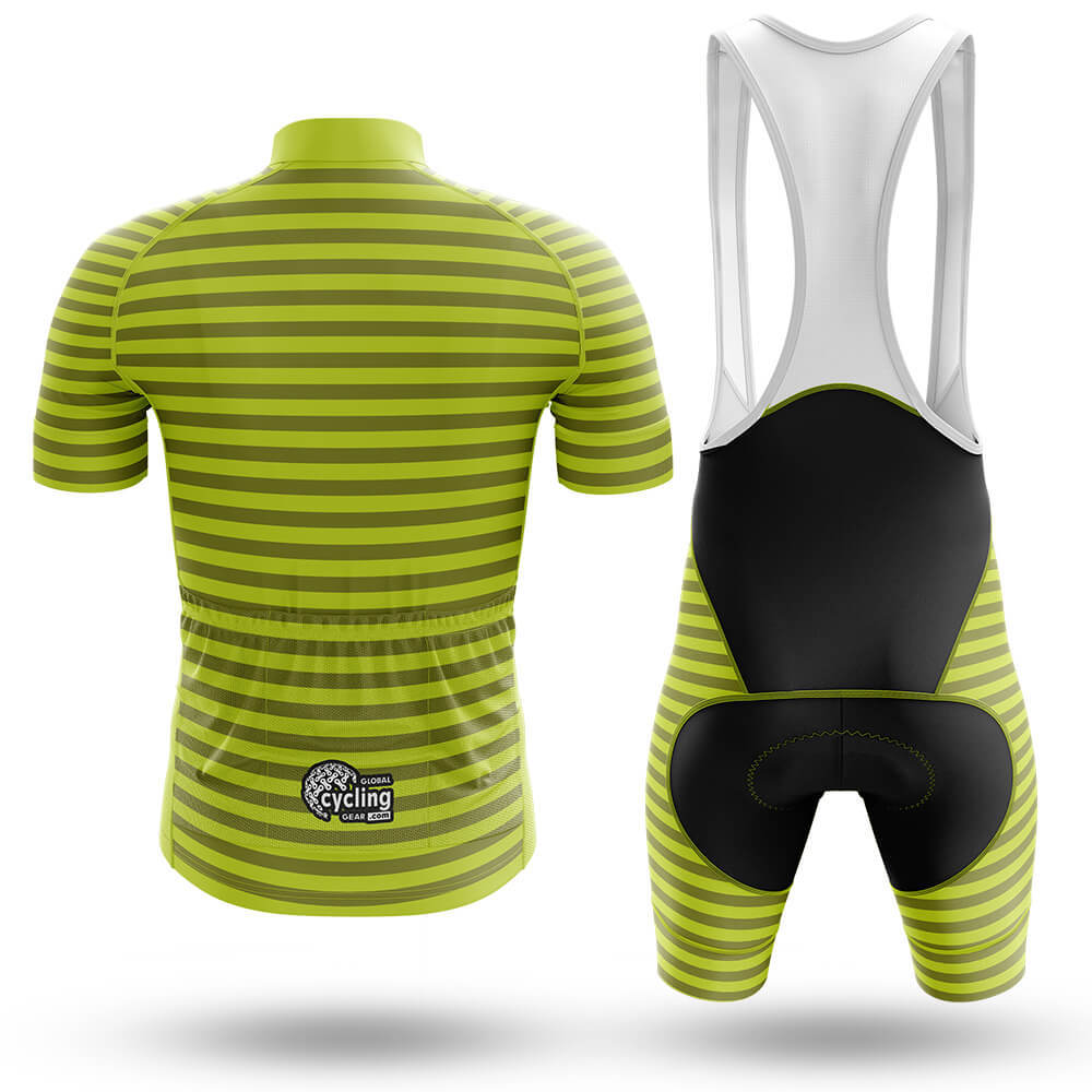 Lime Green Stripe - Men's Cycling Kit