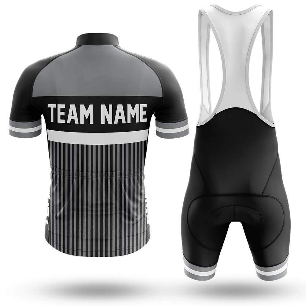 Custom Team Name M6 Grey - Men's Cycling Kit