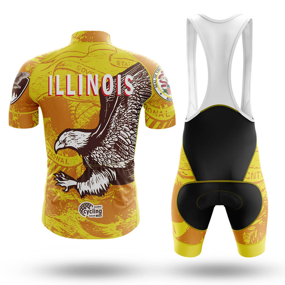 Illinois Flag - Men's Cycling Kit