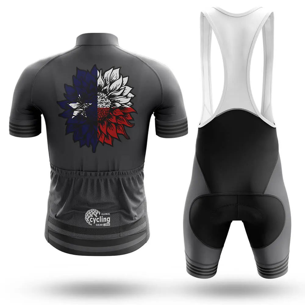 Texas Sunflower - Grey - Men's Cycling Kit