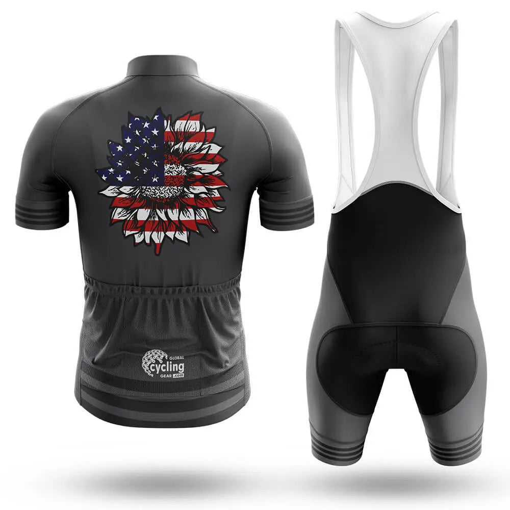 USA Sunflower - Grey - Men's Cycling Kit