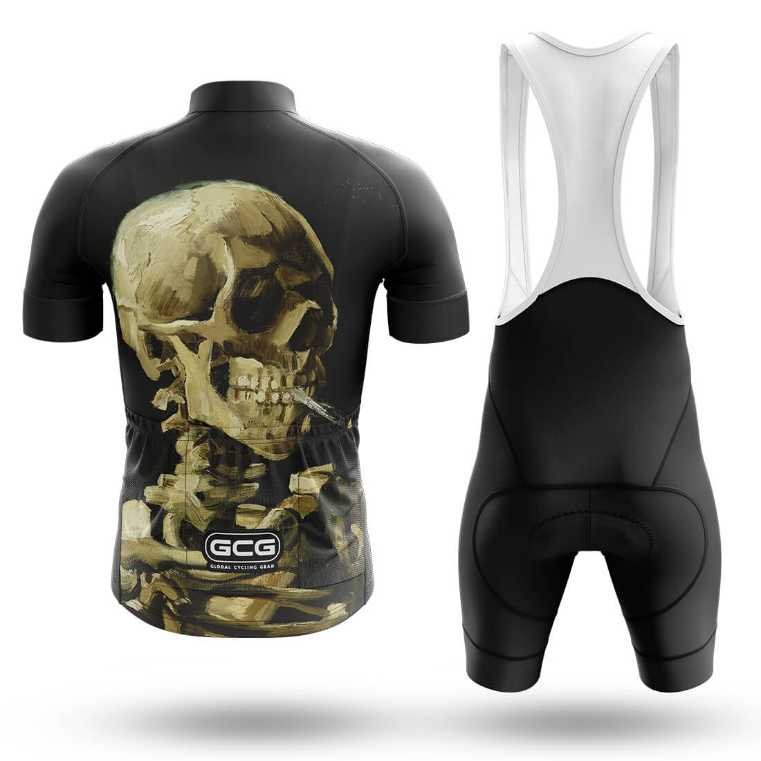 Skull with Cigarette - Men's Cycling Kit