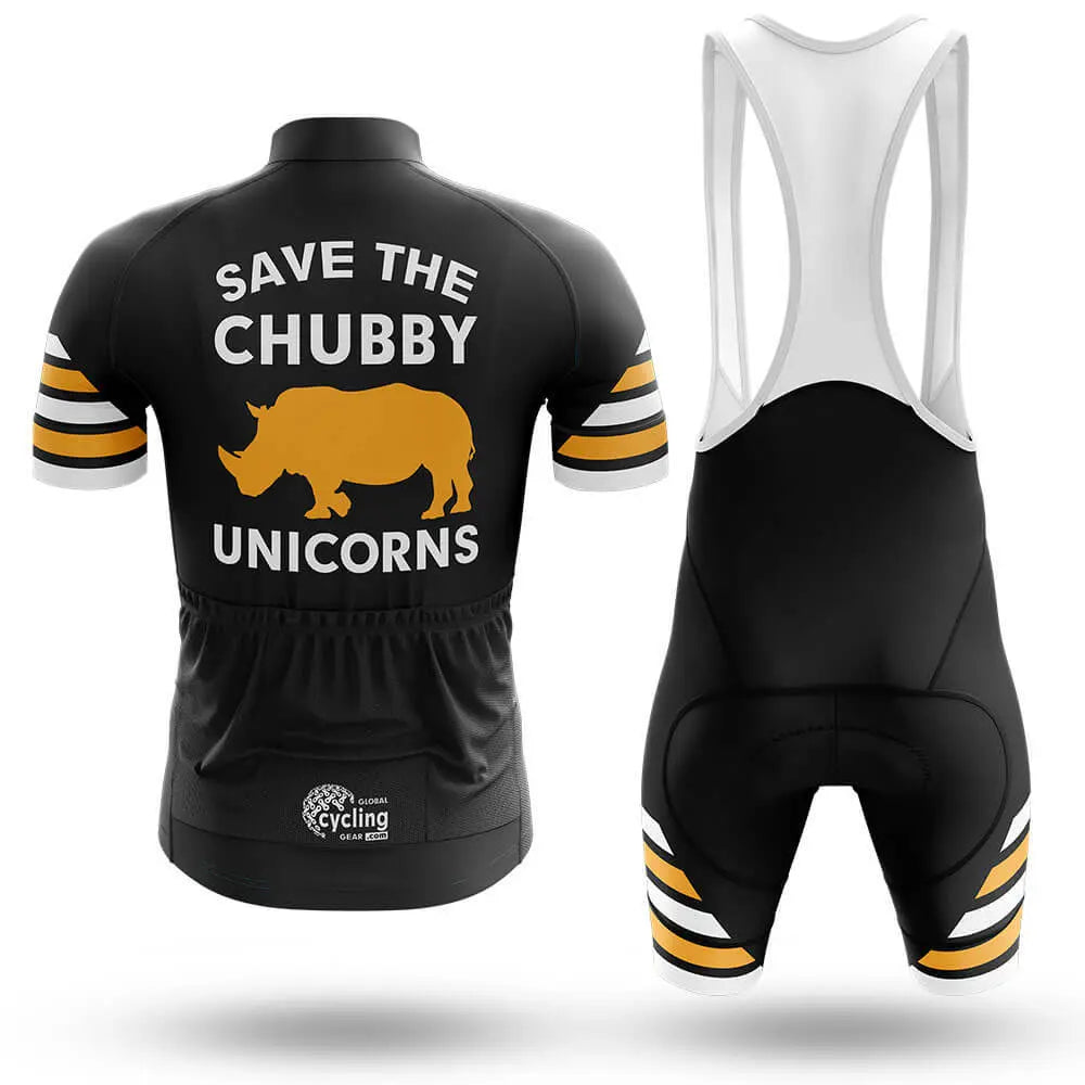 The Chubby Unicorn V6 - Black - Men's Cycling Kit