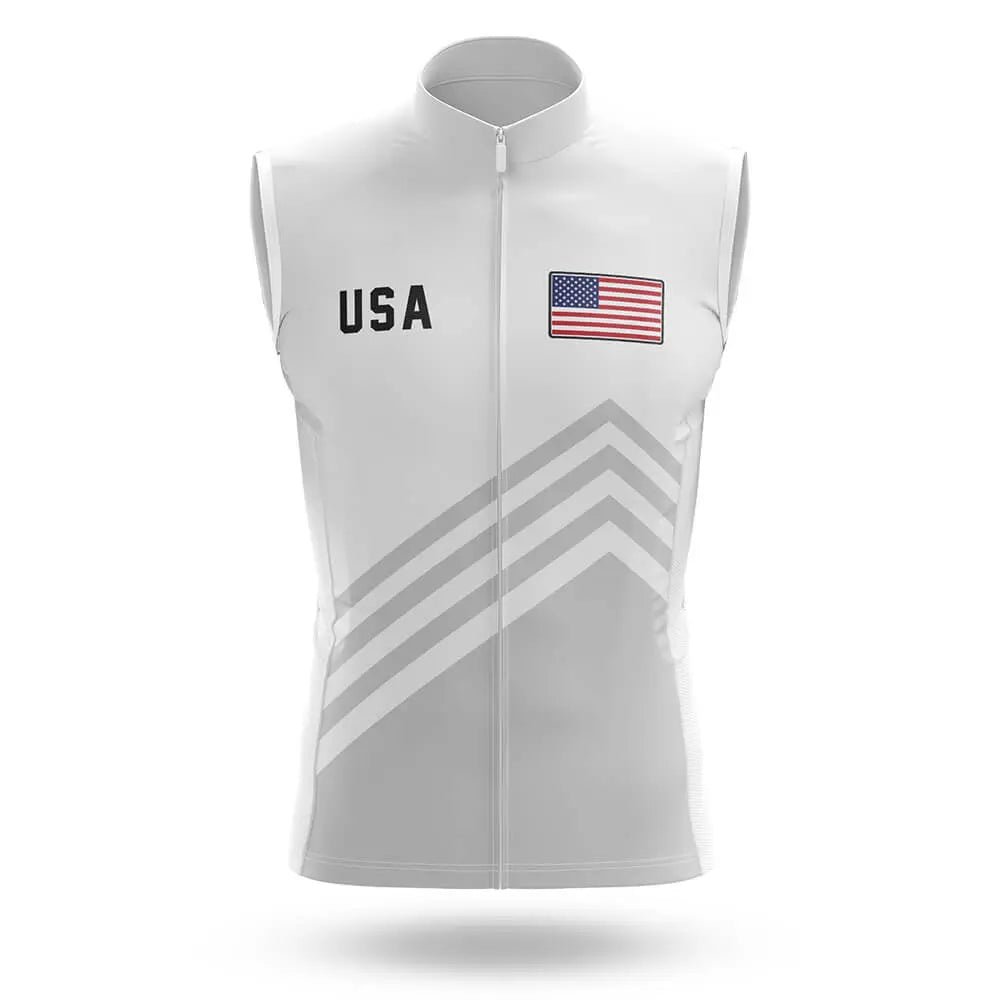 USA S5 White - Men's Sleeveless Jersey