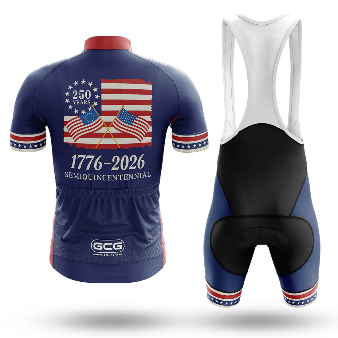 USA Flag 1776-2026 - Men's Cycling Kit