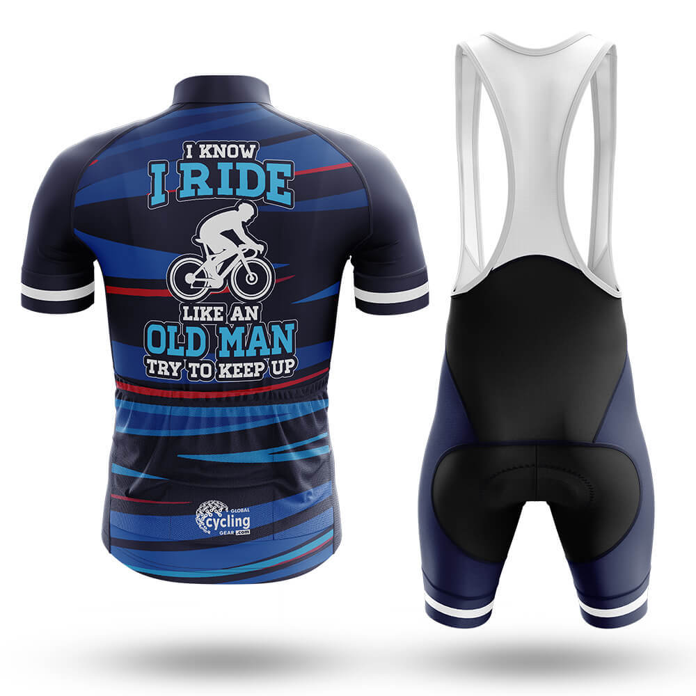 I Ride Like An Old Man V7 - Men's Cycling Kit