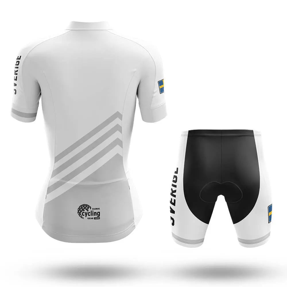 Sverige S5 White - Women - Cycling Kit