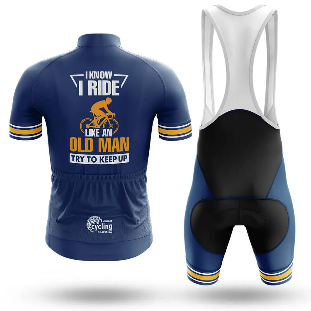 I Ride Like An Old Man V4 - Men's Cycling Kit