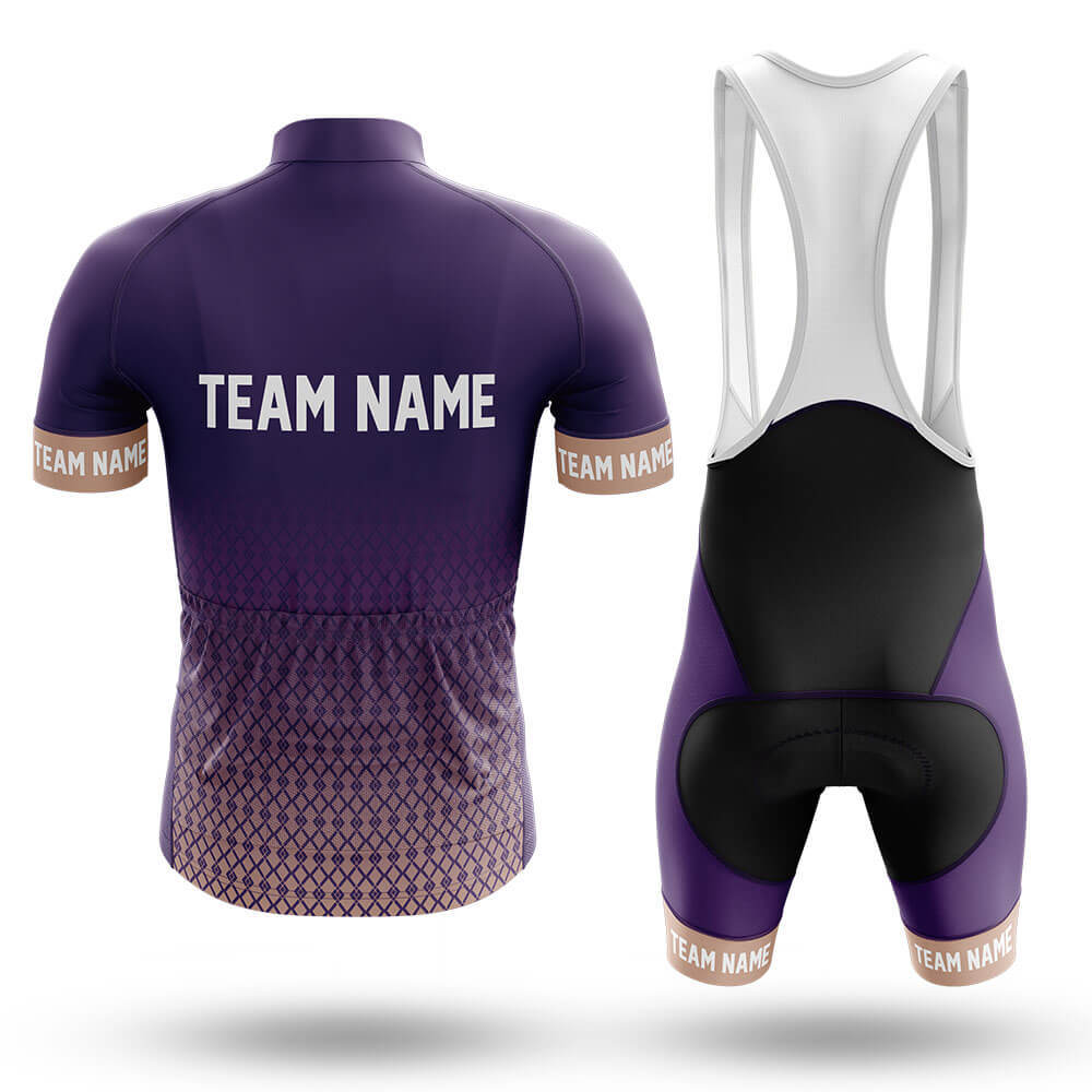 Custom Team Name S1 Violet - Men's Cycling Kit