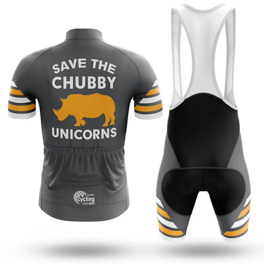 The Chubby Unicorn V6 - Grey - Men's Cycling Kit