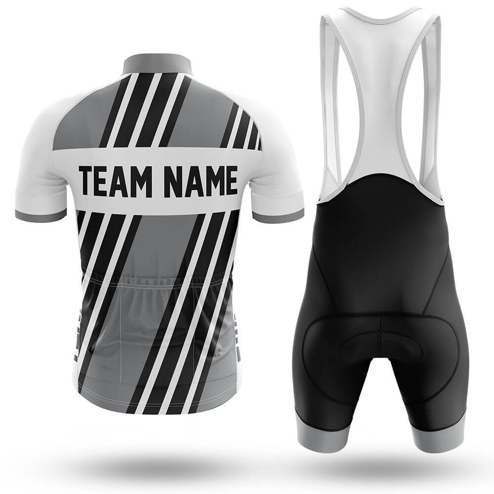 Custom Team Name M5 Grey - Men's Cycling Kit