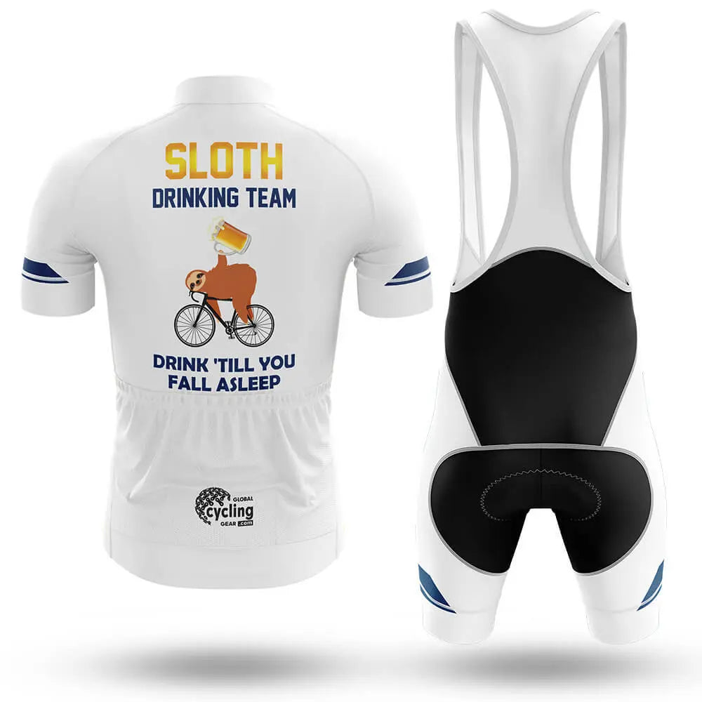 Sloth Drinking Team - White - Men's Cycling Kit