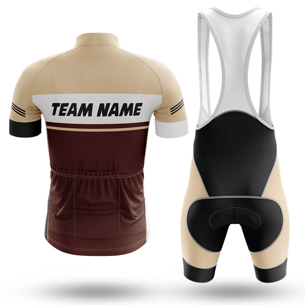 Custom Team Name M1 Brown - Men's Cycling Kit