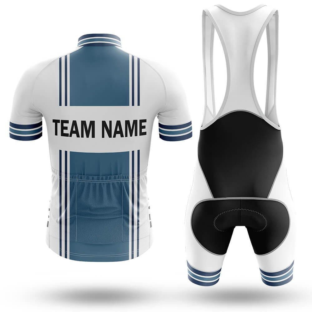 Custom Team Name M4 Blue - Men's Cycling Kit
