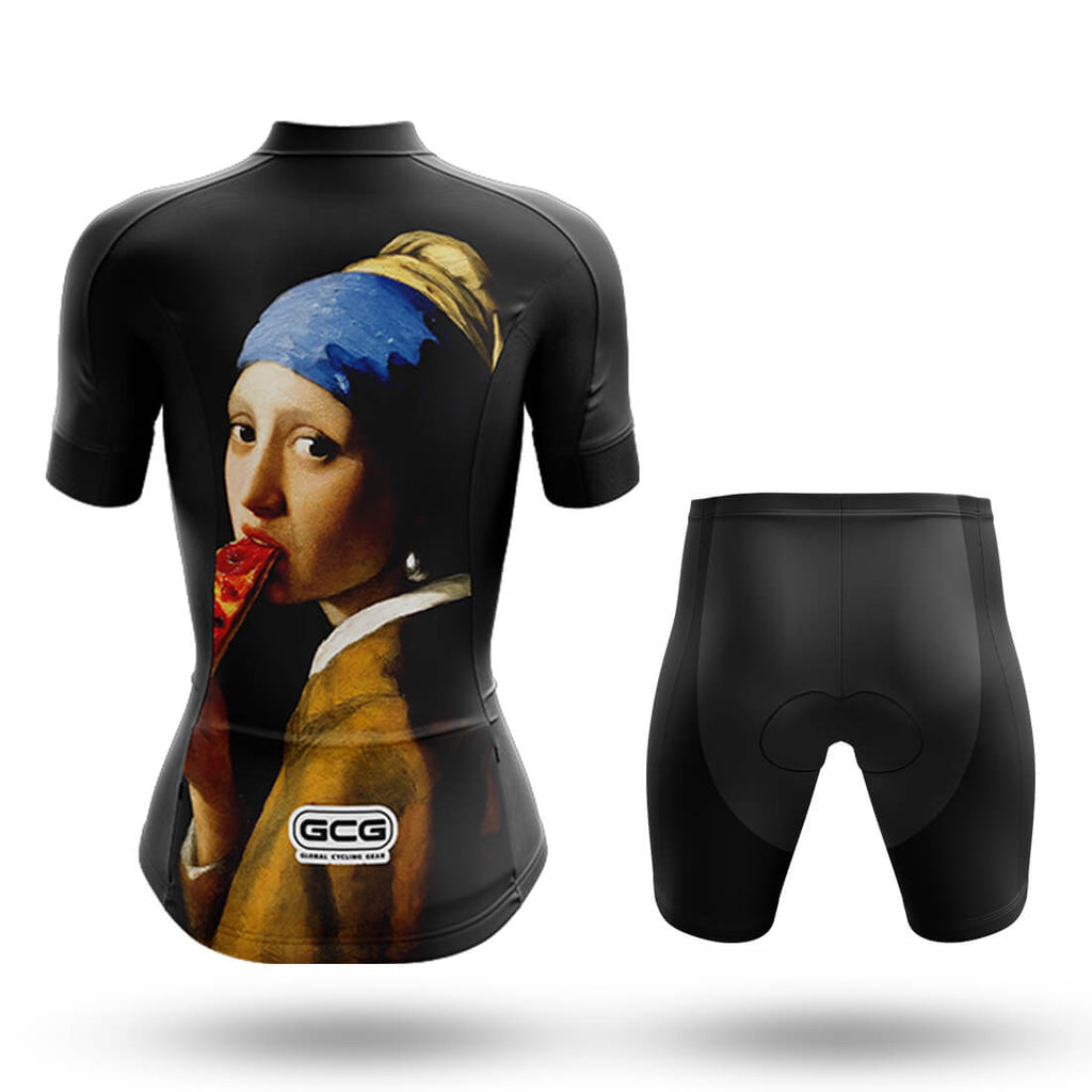 Pearl Earring and Pizza - Women's Cycling Kit