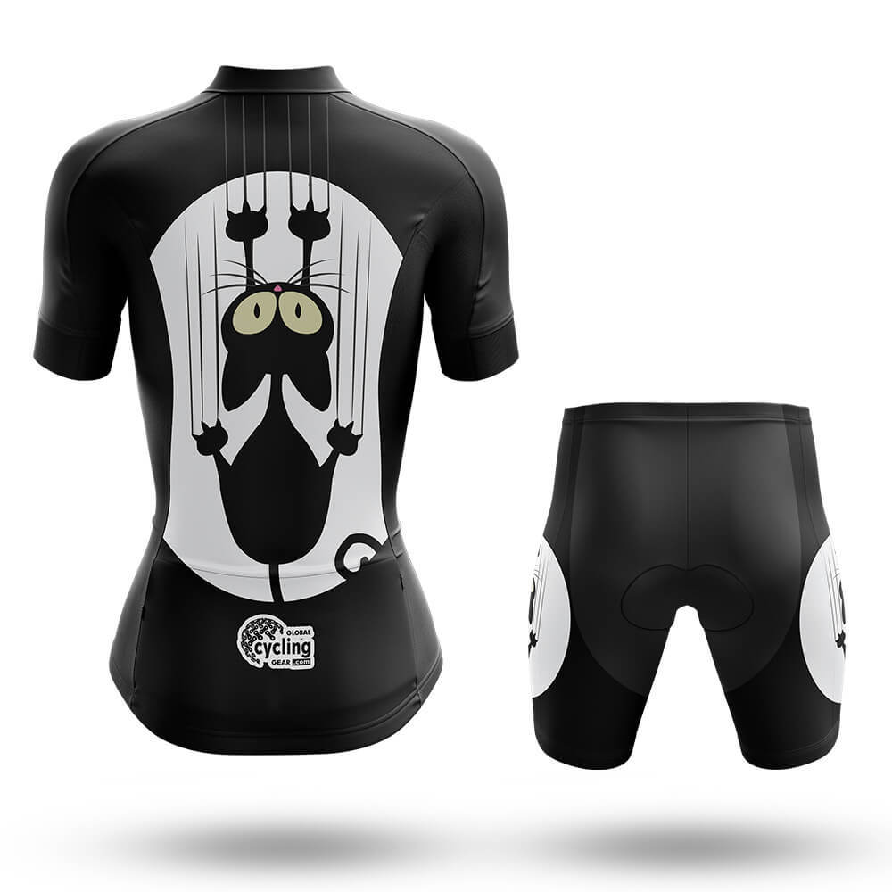 Black Cat Clawing - Women's Cycling Kit