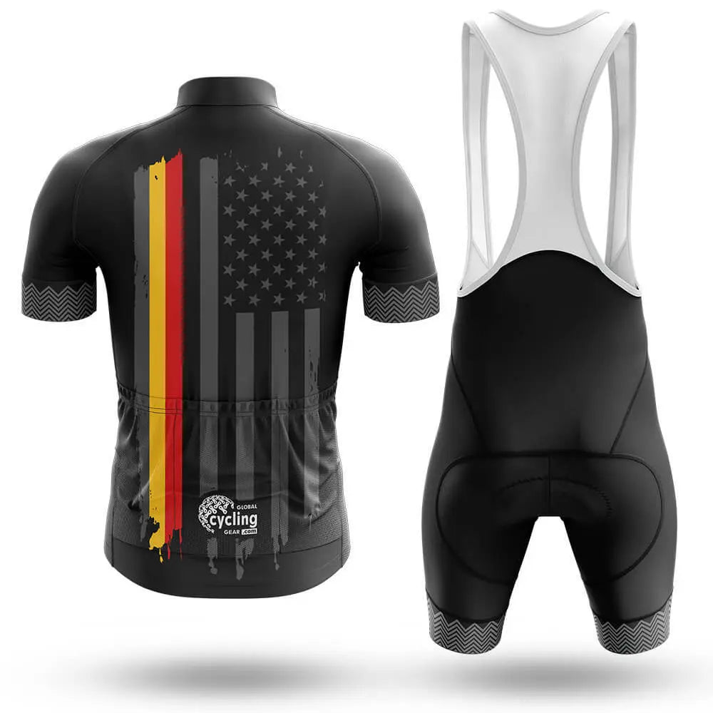 German - American Flag - Men's Cycling Kit