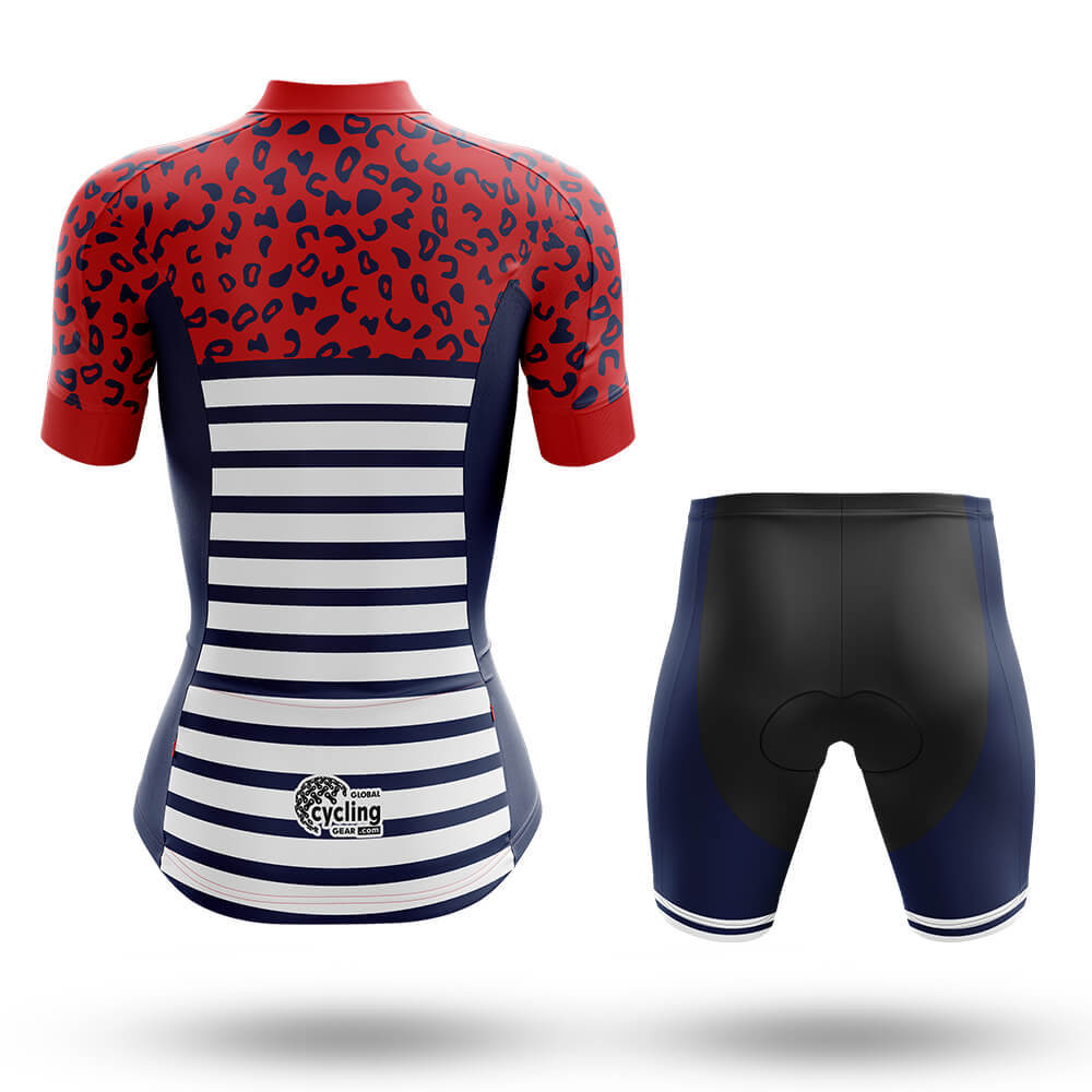 Striped Leopard - Women's Cycling Kit