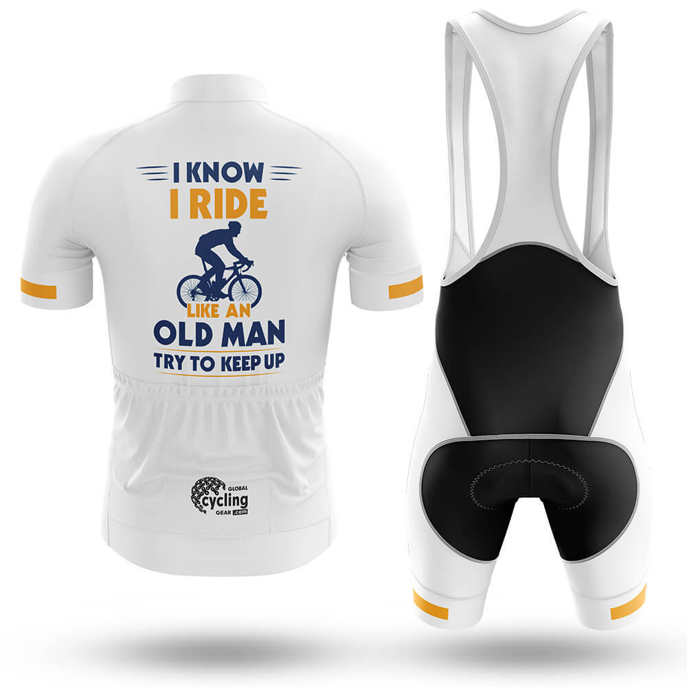 I Ride Like An Old Man V5 - Men's Cycling Kit