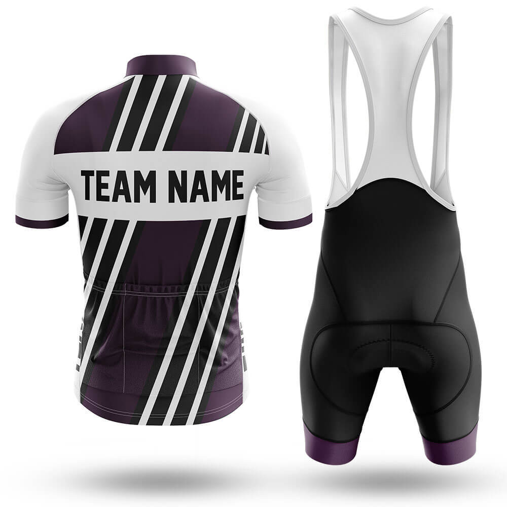 Custom Team Name M5 Dark Purple - Men's Cycling Kit