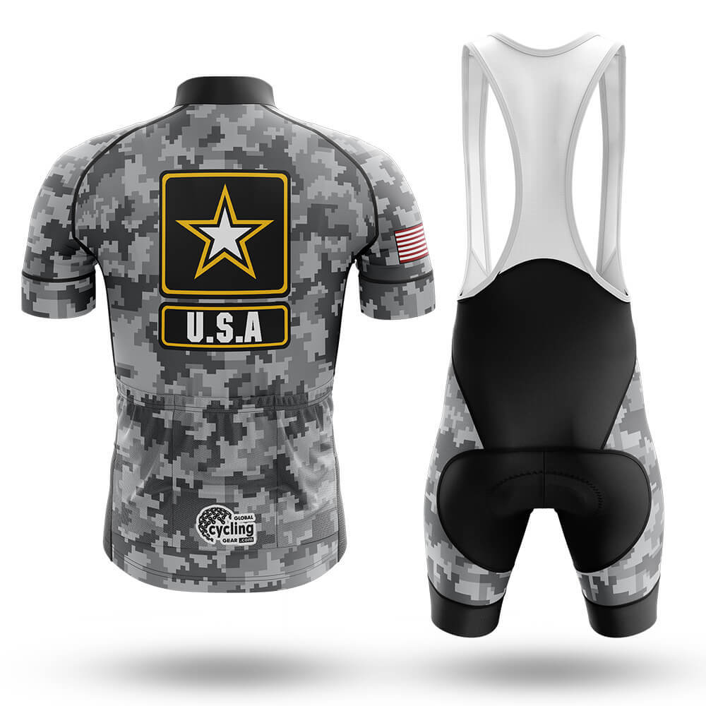 Grey Camo U.S.A - Men's Cycling Kit