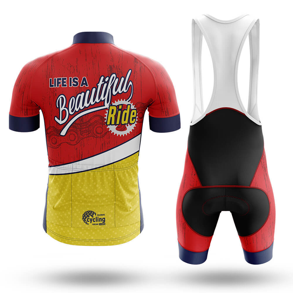 Life is A Beautiful Ride V2 - Men's Cycling Kit