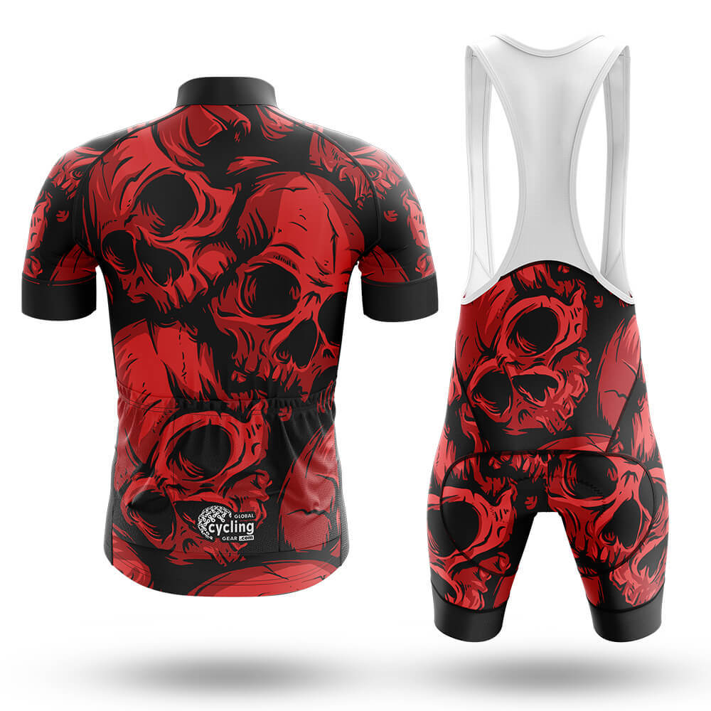 Red Skulls - Men's Cycling Kit