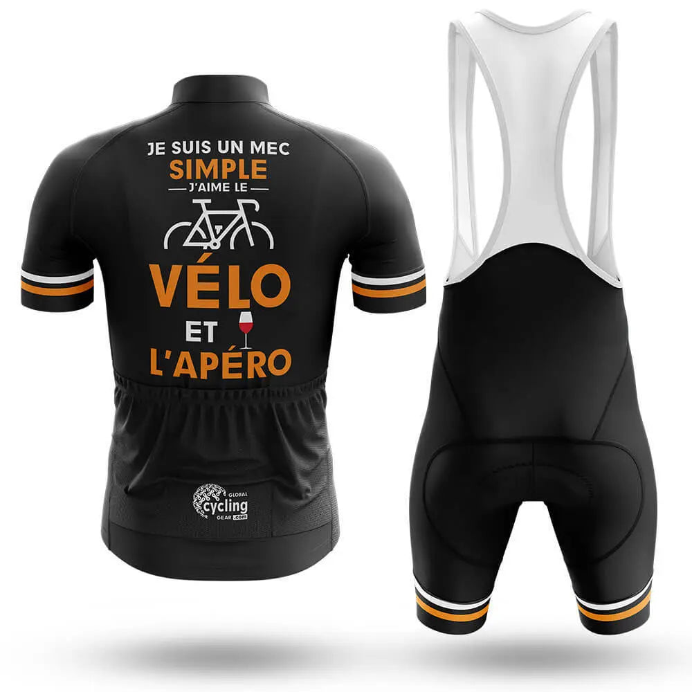 Je Suis Un Mec Simple - Black - Men's Cycling Kit