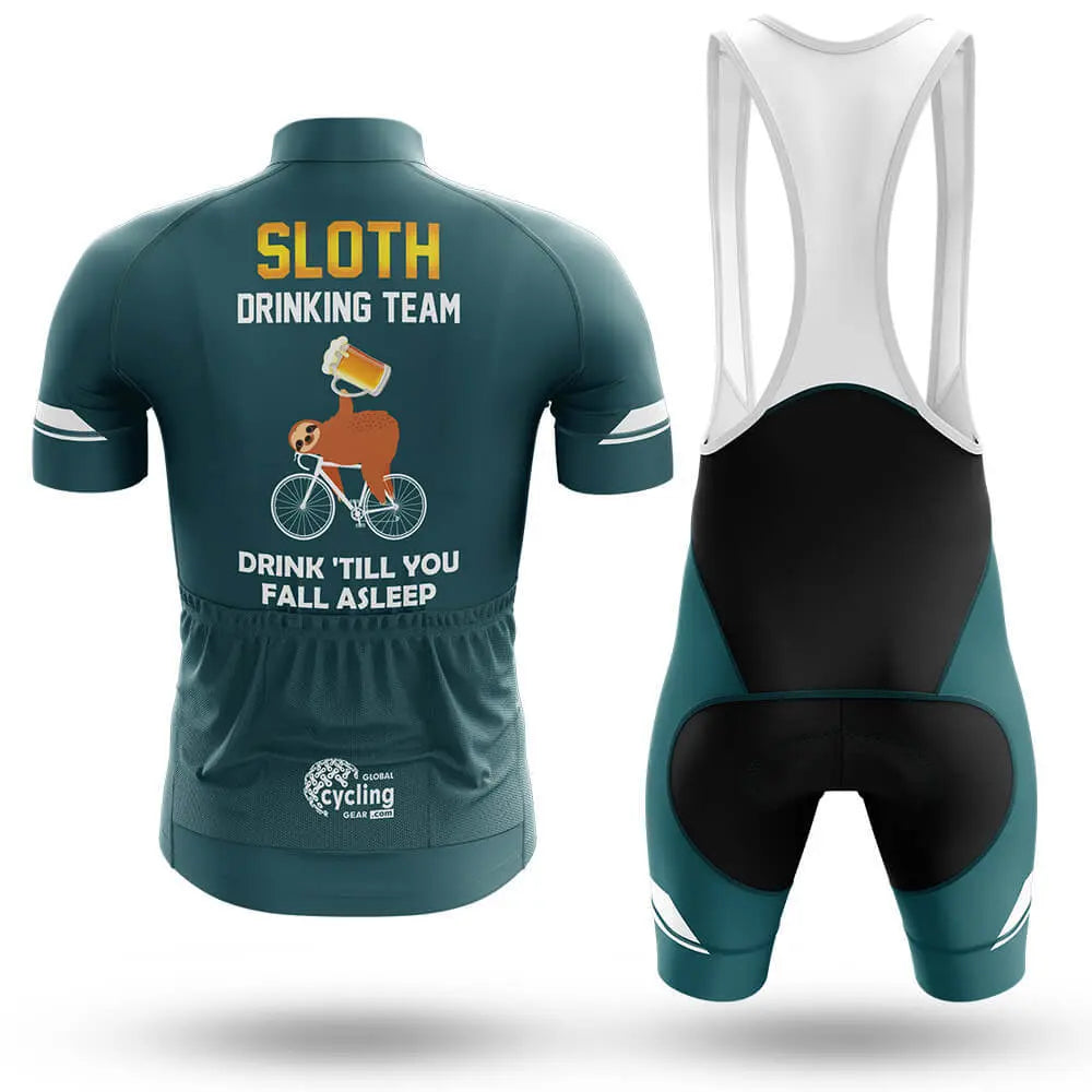 Sloth Drinking Team - Green - Men's Cycling Kit