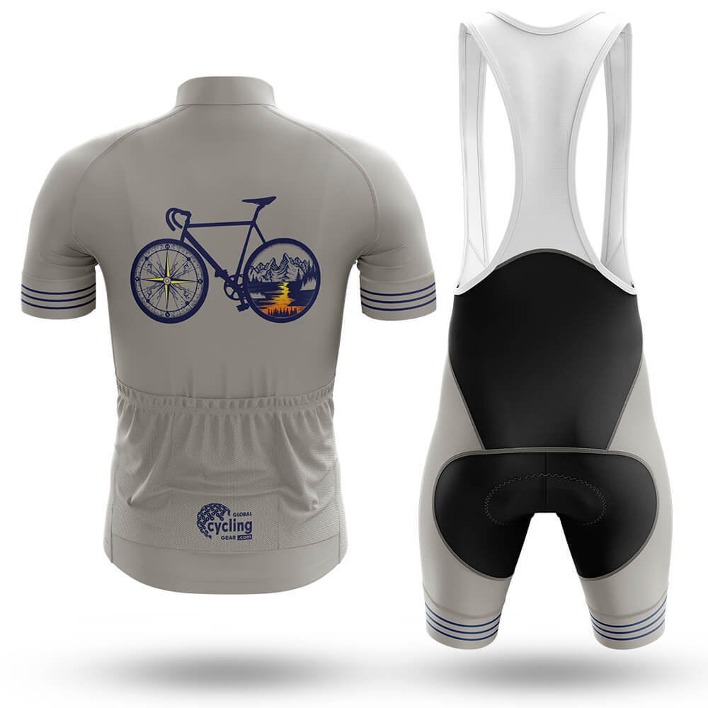 Retro Bike Mountains - Men's Cycling Kit