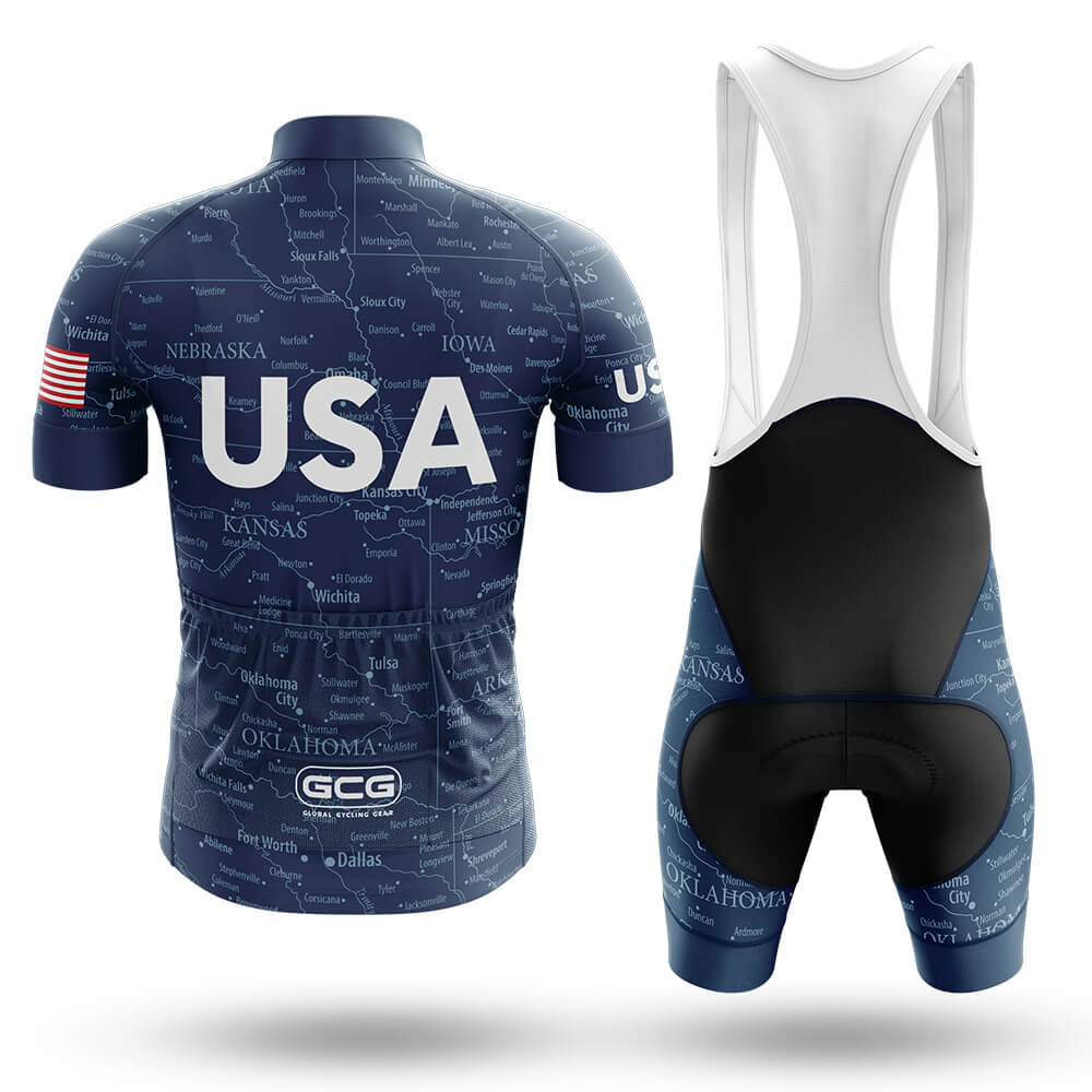 USA Spin Map - Men's Cycling Kit
