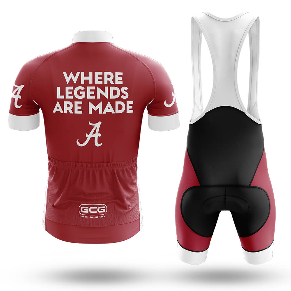 Alabama Where Legends are Made - Men's Cycling Kit