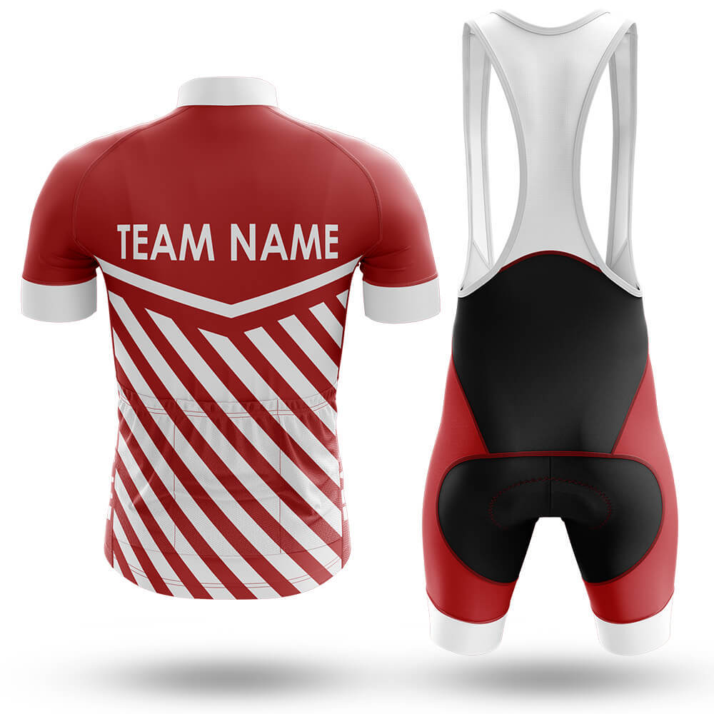 Custom Team Name M3 Red - Men's Cycling Kit