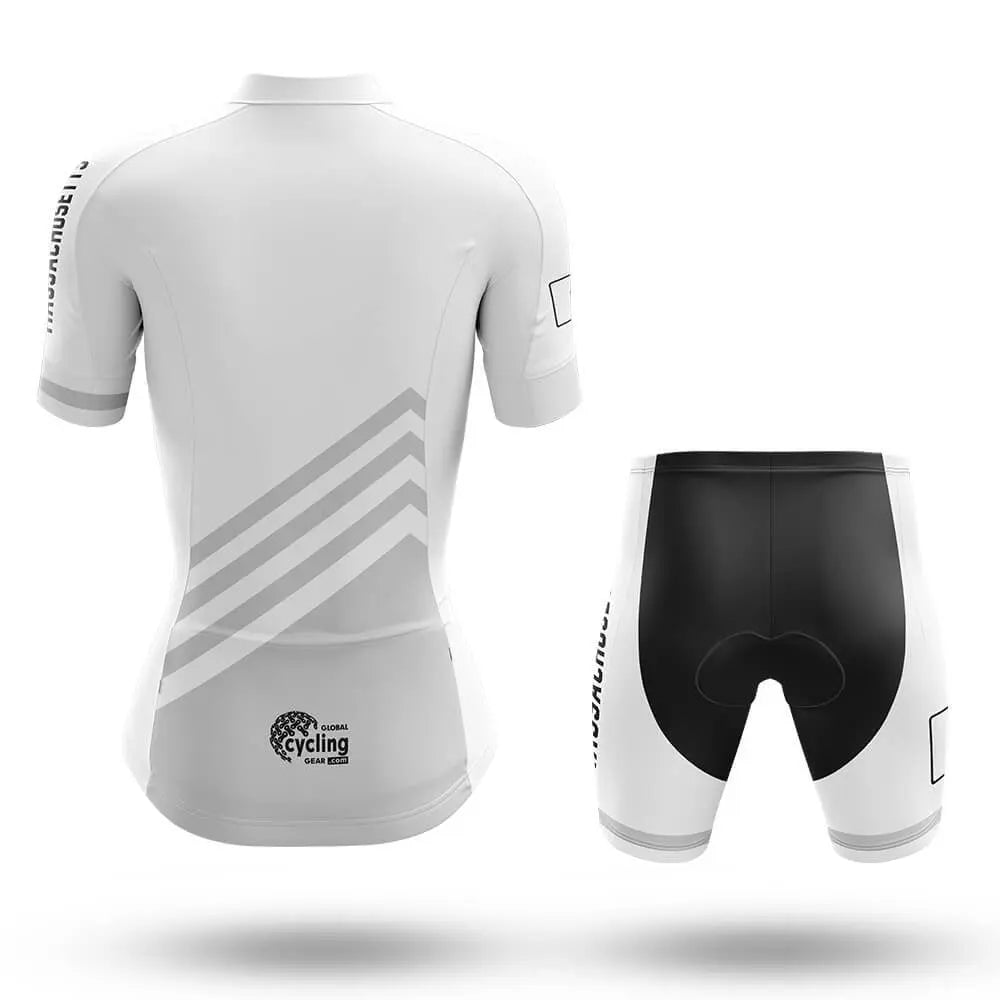 Massachusetts S4 White - Women - Cycling Kit