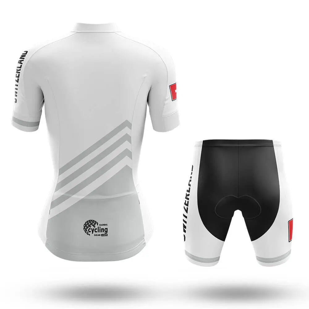 Switzerland S5 White - Women - Cycling Kit