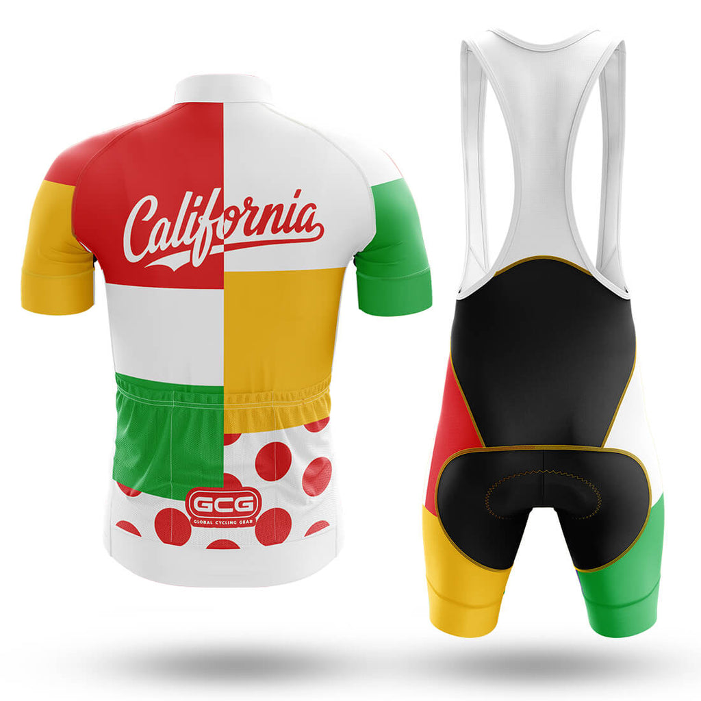 California 1985 Grand Tour Inspired Men's Cycling Jersey - Men's Cycling Kit